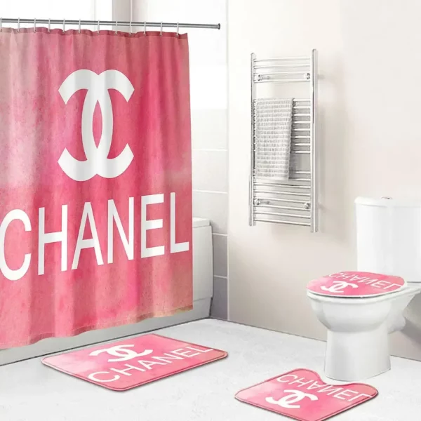 Chanel Bathroom Set Luxury Fashion Brand Home Decor Bath Mat Hypebeast