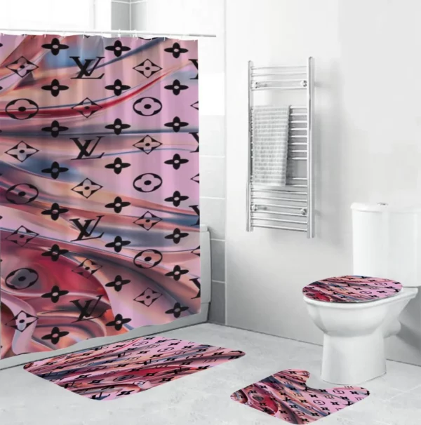 Louis Vuitton Bathroom Set Hypebeast Bath Mat Home Decor Luxury Fashion Brand