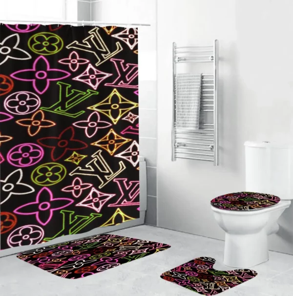 Louis Vuitton Bathroom Set Hypebeast Bath Mat Home Decor Luxury Fashion Brand