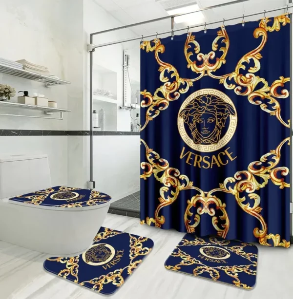 Versace Bathroom Set Bath Mat Hypebeast Luxury Fashion Brand Home Decor