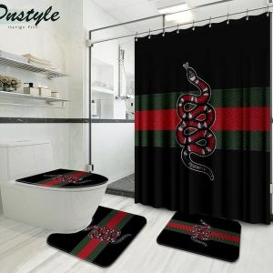 Gucci Gc Snake Bathroom Set Hypebeast Home Decor Luxury Fashion Brand Bath Mat