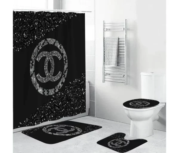 Chanel Bathroom Set Bath Mat Luxury Fashion Brand Hypebeast Home Decor