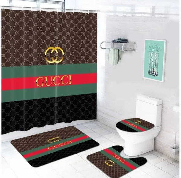 Gucci Gc Bathroom Set Home Decor Bath Mat Hypebeast Luxury Fashion Brand