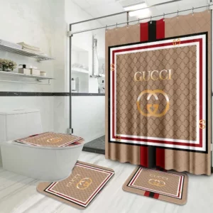 Gucci Gucci Bathroom Set Bath Mat Luxury Fashion Brand Home Decor Hypebeast