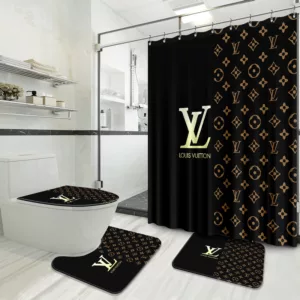 Louis Vuitton Bathroom Set Bath Mat Hypebeast Home Decor Luxury Fashion Brand