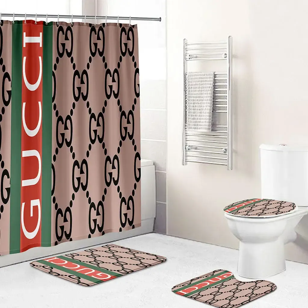 Gucci Bathroom Set Bath Mat Luxury Fashion Brand Hypebeast Home Decor