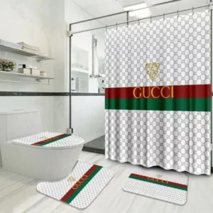 Gucci Bathroom Set Luxury Fashion Brand Bath Mat Hypebeast Home Decor