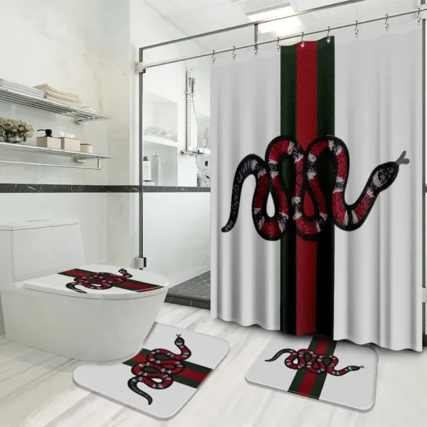 Gucci Bathroom Set Luxury Fashion Brand Home Decor Hypebeast Bath Mat