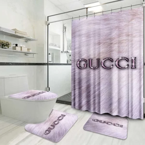 Gucci Bathroom Set Bath Mat Hypebeast Luxury Fashion Brand Home Decor