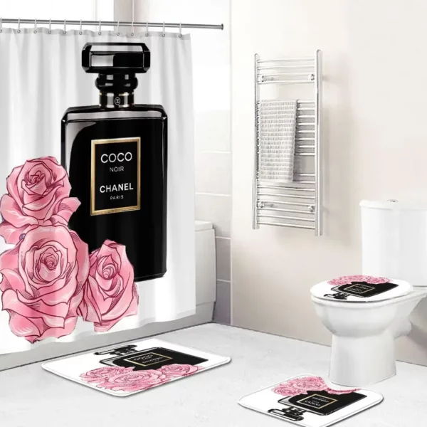 Chanel Bathroom Set Bath Mat Luxury Fashion Brand Hypebeast Home Decor