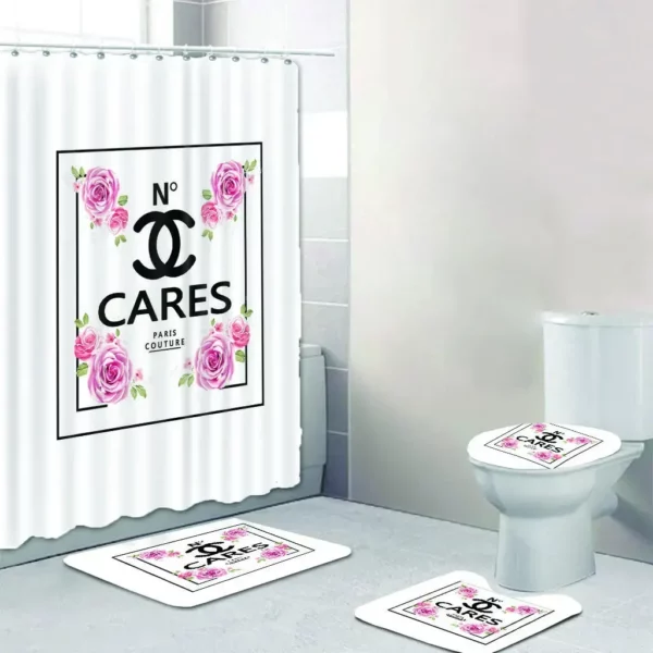 Chanel Bathroom Set Luxury Fashion Brand Home Decor Hypebeast Bath Mat