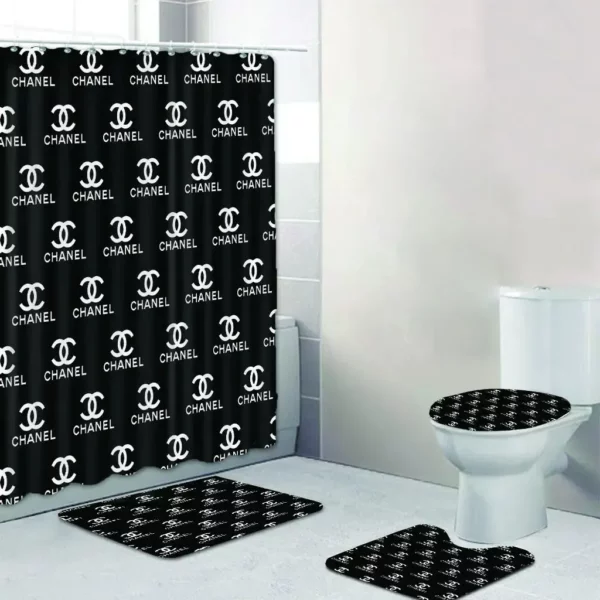 Chanel Bathroom Set Bath Mat Home Decor Luxury Fashion Brand Hypebeast