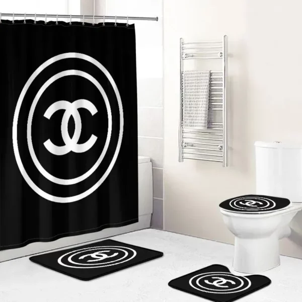 Chanel Bathroom Set Luxury Fashion Brand Home Decor Bath Mat Hypebeast