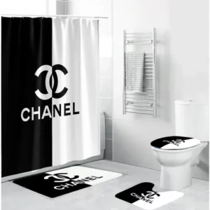 Chanel Bathroom Set Home Decor Bath Mat Luxury Fashion Brand Hypebeast