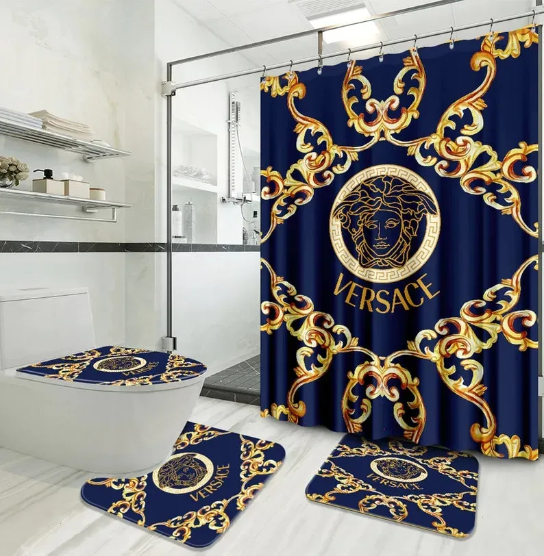 Versace Bathroom Set Bath Mat Home Decor Luxury Fashion Brand Hypebeast