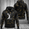 Louis Vuitton Black Lv Type 919 Luxury Hoodie Outfit Fashion Brand