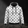 Louis Vuitton White Lv Type 831 Luxury Hoodie Fashion Brand Outfit