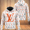 Louis Vuitton White Lv Type 829 Luxury Hoodie Fashion Brand Outfit