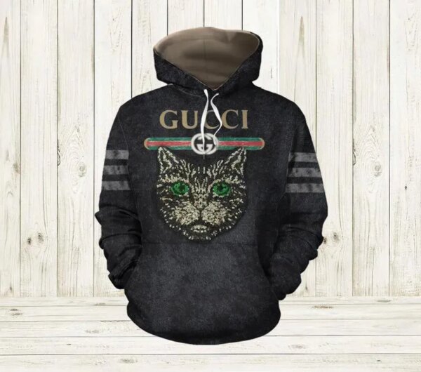 Gucci Cat Type 755 Hoodie Outfit Fashion Brand Luxury