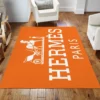 Hermes Rectangle Rug Home Decor Area Carpet Fashion Brand Luxury Door Mat