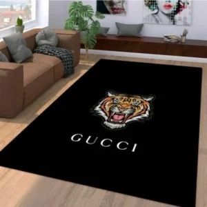 Gucci Tiger Rectangle Rug Home Decor Luxury Fashion Brand Door Mat Area Carpet