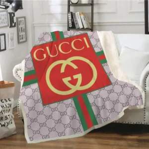 Gucci Fleece Blanket Home Decor Fashion Brand Luxury