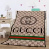 Gucci New Fleece Blanket Luxury Fashion Brand Home Decor