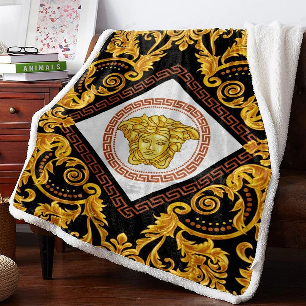 Versace Golden Fleece Blanket Luxury Fashion Brand Home Decor