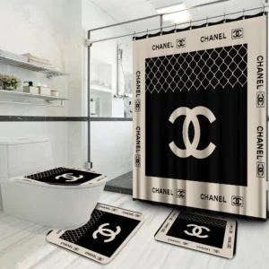 Chanel Bathroom Set Hypebeast Luxury Fashion Brand Home Decor Bath Mat