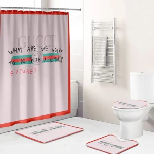 Gucci What Are We Going To Doall This Bathroom Set Home Decor Bath Mat Luxury Fashion Brand Hypebeast