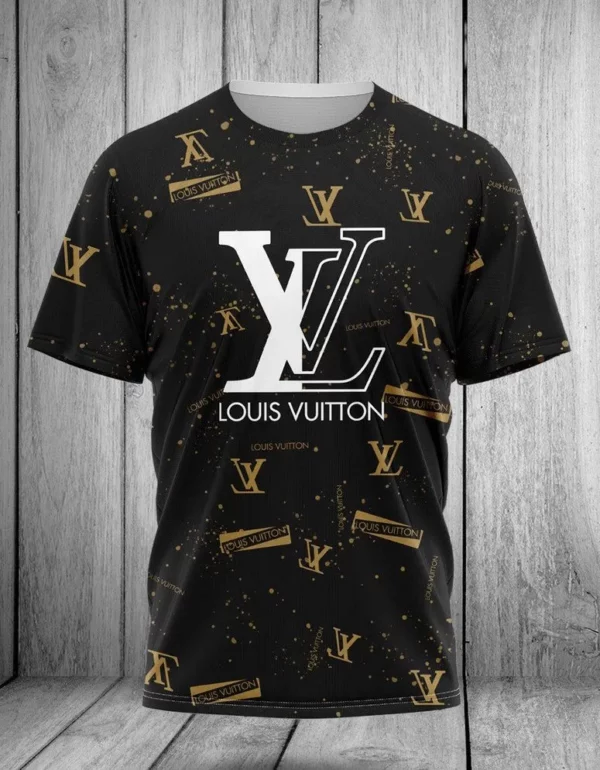 Louis Vuitton New Black T Shirt Luxury Fashion Outfit