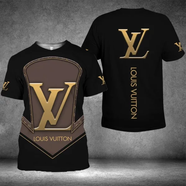 Louis Vuitton Black Brown T Shirt Outfit Luxury Fashion