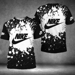 Nike Black White Painting T Shirt Luxury Outfit Fashion