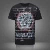 Versace Medusa Black Wall T Shirt Outfit Fashion Luxury