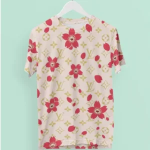 Louis Vuitton Smile Flowers T Shirt Fashion Luxury Outfit