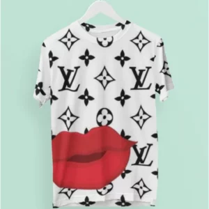 Louis Vuitton Lips White T Shirt Outfit Luxury Fashion