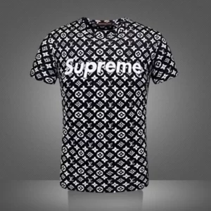 Louis Vuitton Supreme White Black T Shirt Outfit Luxury Fashion