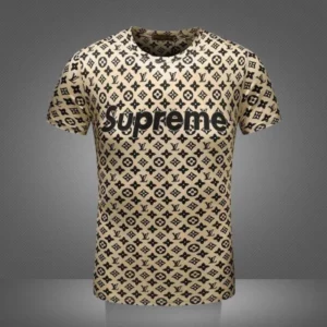 Louis Vuitton Supreme Caro Beige Special T Shirt Fashion Outfit Luxury