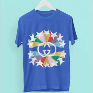 Gucci Star Blue T Shirt Outfit Fashion Luxury