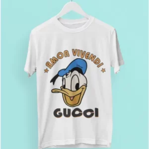 Gucci Donald White T Shirt Luxury Outfit Fashion