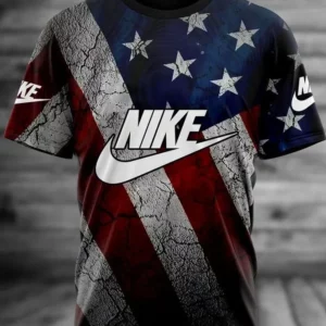 Nike US Flag Pattern T Shirt Fashion Outfit Luxury