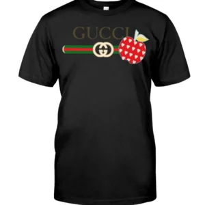 Gucci Apple Black T Shirt Fashion Luxury Outfit