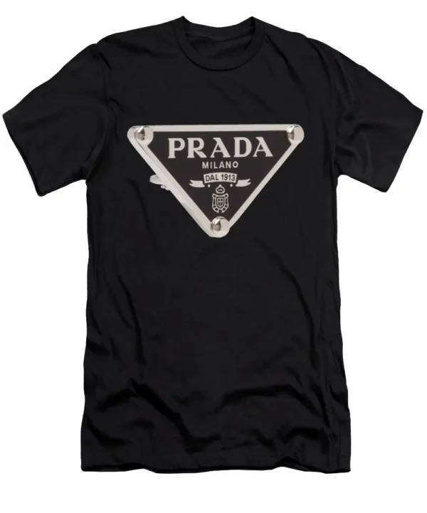 Prada Black T Shirt Luxury Fashion Outfit