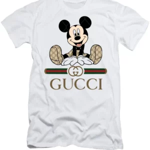 Gucci Mickey Mouse White T Shirt Outfit Fashion Luxury