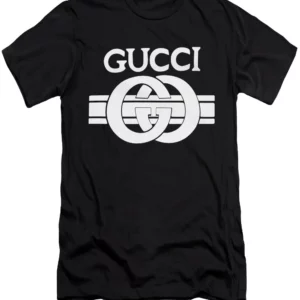 Gucci White Logo Black T Shirt Outfit Luxury Fashion