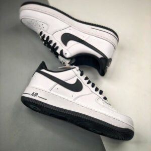 2022 Nike Air Force 1 Low White Black For Sale