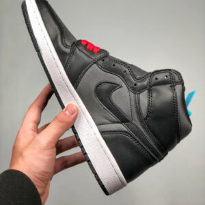 Air Jordan 1 High OG Black Satin Black Gym Red-Black-White On Sale