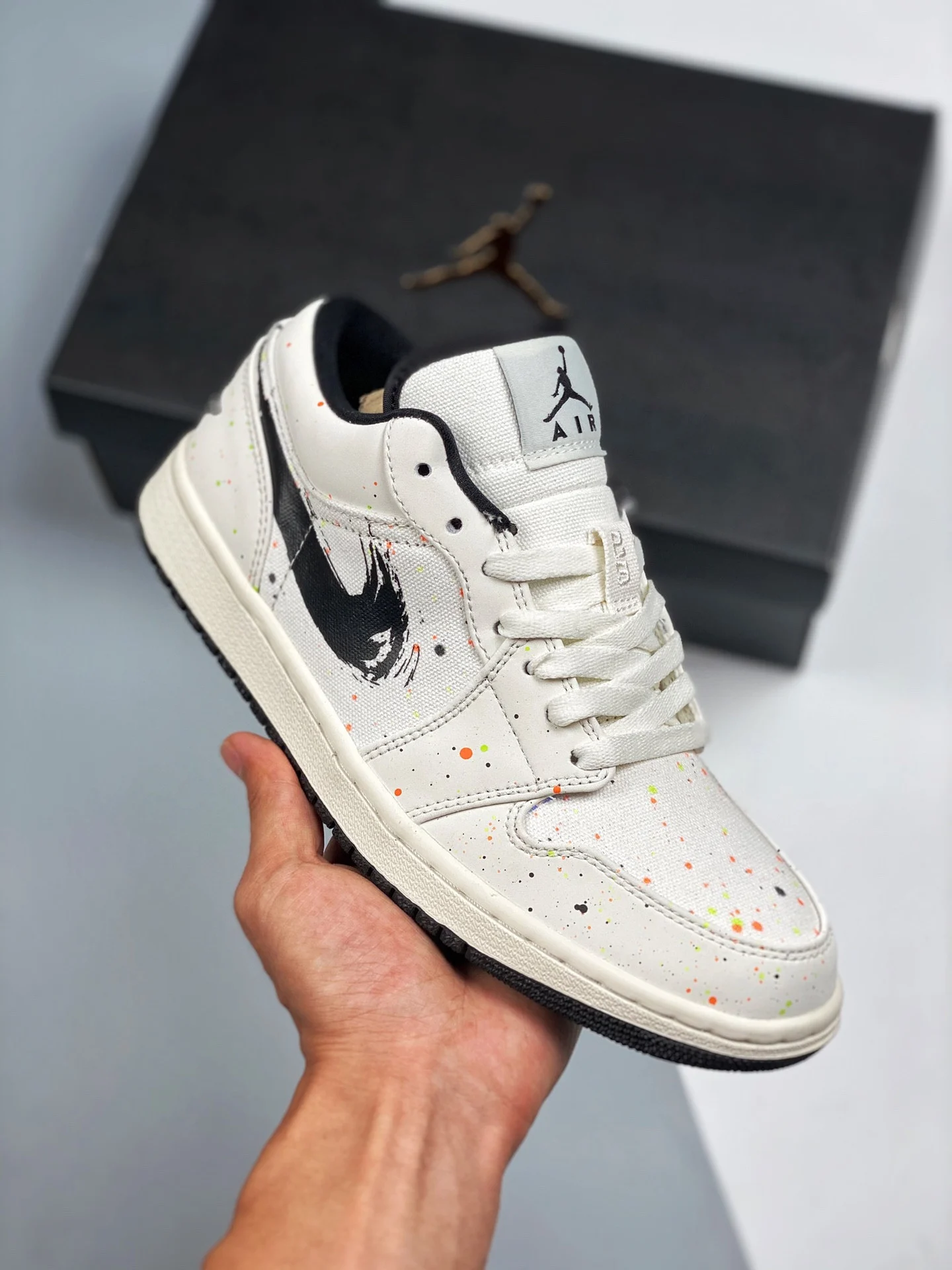 Air Jordan 1 Low Paint Splatter DM3528-100 For Sale