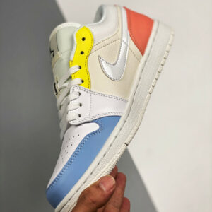 Air Jordan 1 Low To My First Coach Sail White-Zitron DJ6909-100 For Sale