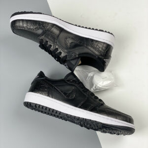 Air Jordan 1 Low Golf Croc Black Iron Grey White DD9315-003 For Sale